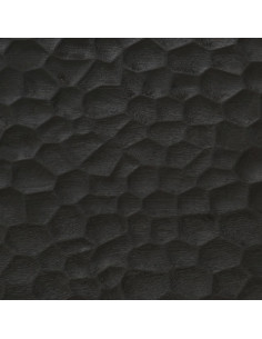 Tavolino da Salotto Nero 80x54x40 cm in Legno Massello di Mango