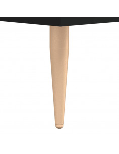 Tavolino da Salotto Nero 90x50x40 cm in Legno Multistrato