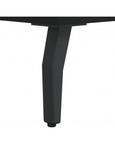 Tavolino da Salotto Nero 90x50x40 cm in Legno Multistrato