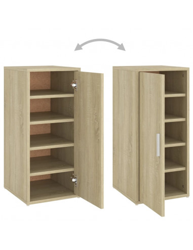 Scarpiera Rovere Sonoma 32x35x70 cm in Truciolato