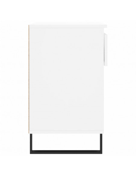 Scarpiera Bianca 70x36x60 cm in Legno Multistrato