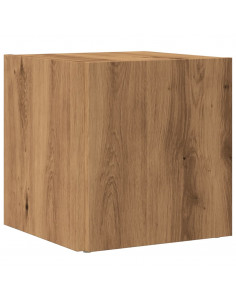 Tavolino da Salotto Rovere Artigianale 33x33x34cm in Truciolato