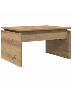 Tavolino da Salotto Rovere Artigianale 68x50x38cm in Truciolato