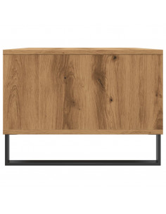 Tavolino da Salotto Rovere Artigianale 90x50x36,5 cm Truciolato