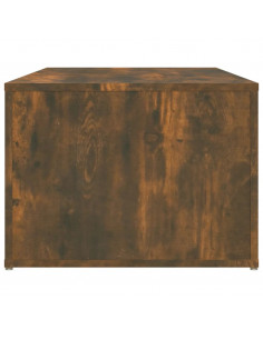 Tavolino da Salotto Rovere Fumo 100x50x36 cm Legno Multistrato