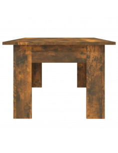 Tavolino da Salotto Rovere Fumo 100x60x42 cm Legno Multistrato