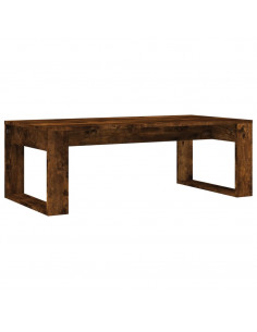 Tavolino da Salotto Rovere Fumo 102x50x35 cm Legno Multistrato