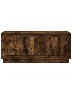 Tavolino da Salotto Rovere Fumo 102x50x44 cm Legno Multistrato