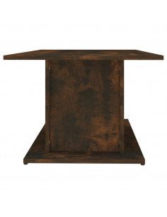 Tavolino da Salotto Rovere Fumo 102x55,5x40 cm in Truciolato