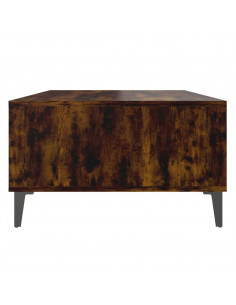Tavolino da Salotto Rovere Fumo 103,5x60x35cm in Truciolato