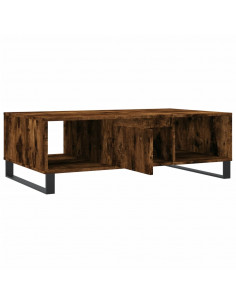 Tavolino da Salotto Rovere Fumo 104x60x35 cm Legno Multistrato