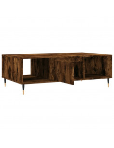Tavolino da Salotto Rovere Fumo 104x60x35 cm Legno Multistrato