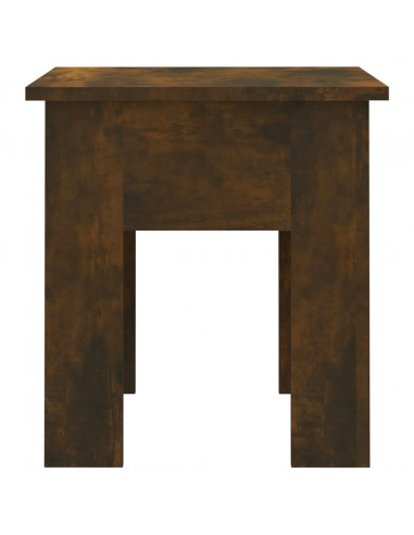 Tavolino da Salotto Rovere Fumo 40x40x42 cm in Truciolato