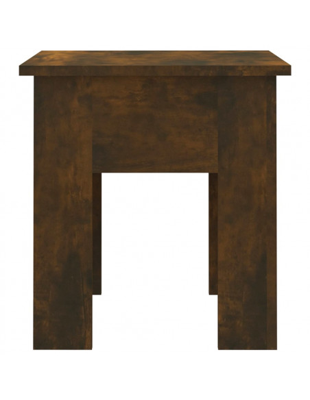 Tavolino da Salotto Rovere Fumo 40x40x42 cm in Truciolato