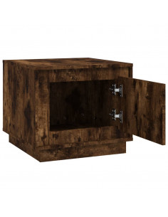 Tavolino da Salotto Rovere Fumo 51x50x44 cm Legno Multistrato
