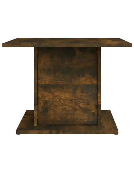 Tavolino da Salotto Rovere Fumo 55,5x55,5x40 cm in Truciolato