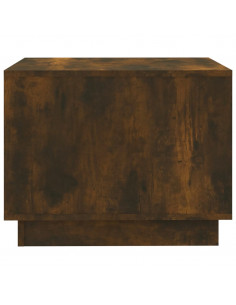Tavolino da Salotto Rovere Fumo 55x55x43 cm in Truciolato