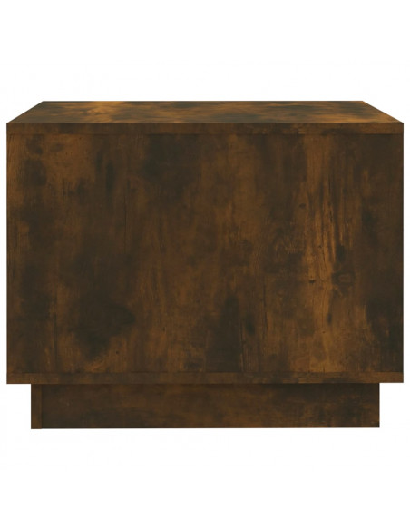Tavolino da Salotto Rovere Fumo 55x55x43 cm in Truciolato