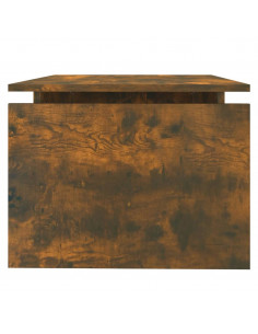 Tavolino da Salotto Rovere Fumo 68x50x38 cm Legno Multistrato