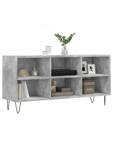 Mobile per TV Grigio Cemento 103,5x30x50 cm Legno Multistrato