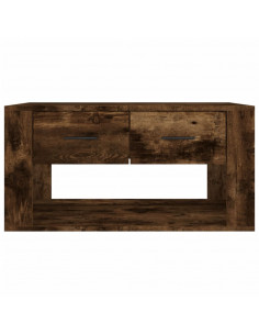 Tavolino da Salotto Rovere Fumo 80x50x40 cm Legno Multistrato