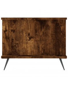 Tavolino da Salotto Rovere Fumo 90x50x40cm in Legno Multistrato