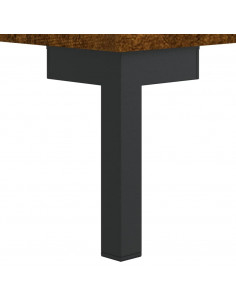 Tavolino da Salotto Rovere Fumo 90x50x40cm in Legno Multistrato