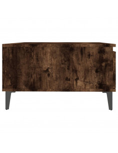 Tavolino da Salotto Rovere Fumo 90x60x35 cm in Truciolato