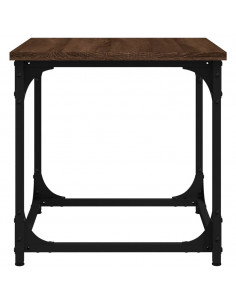Tavolino da Salotto Rovere Marrone 40x40x40cm Legno Multistrato