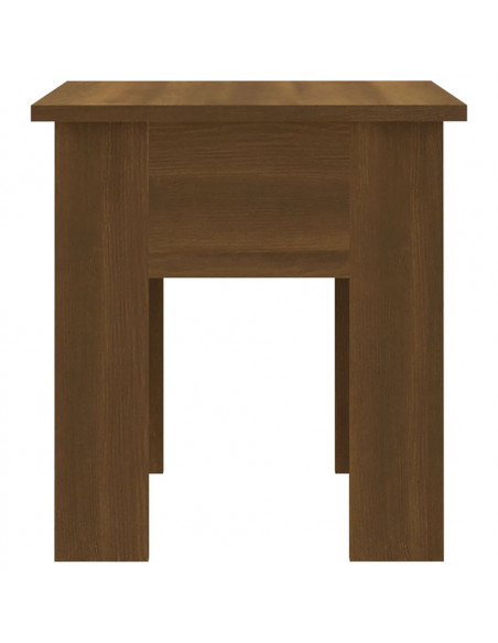 Tavolino da Salotto Rovere Marrone 40x40x42 cm in Truciolato