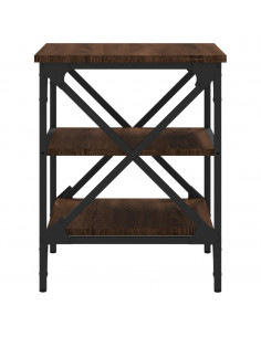 Tavolino da Salotto Rovere Marrone 40x42x50cm Legno Multistrato