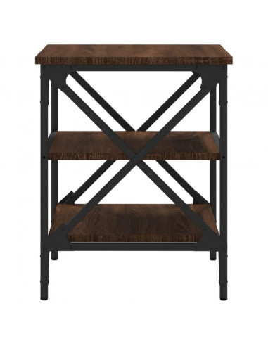 Tavolino da Salotto Rovere Marrone 40x42x50cm Legno Multistrato