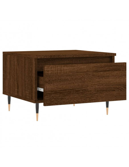 Tavolino da Salotto Rovere Marrone 50x46x35cm Legno Multistrato