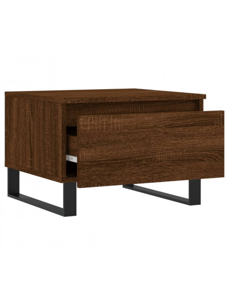 Tavolino da Salotto Rovere Marrone 50x46x35cm Legno Multistrato