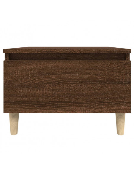 Tavolino da Salotto Rovere Marrone 50x46x35cm Legno Multistrato