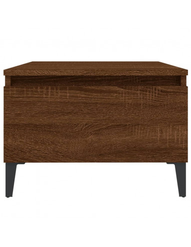 Tavolino da Salotto Rovere Marrone 50x46x35cm Legno Multistrato