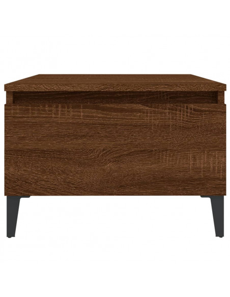 Tavolino da Salotto Rovere Marrone 50x46x35cm Legno Multistrato
