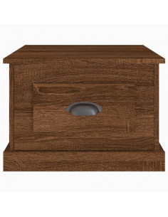 Tavolino da Salotto Rovere Marrone 50x50x35 cm in Multistrato