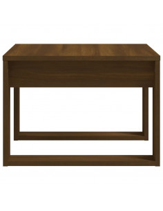 Tavolino da Salotto Rovere Marrone 50x50x35cm Legno Multistrato