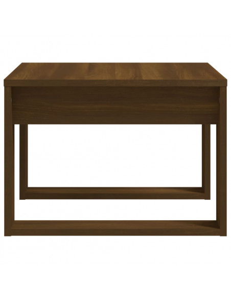 Tavolino da Salotto Rovere Marrone 50x50x35cm Legno Multistrato