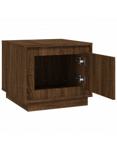 Tavolino da Salotto Rovere Marrone 51x50x44cm Legno Multistrato