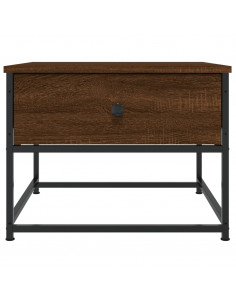 Tavolino da Salotto Rovere Marrone 51x51x40cm Legno Multistrato