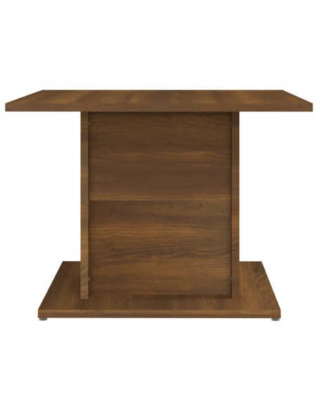 Tavolino da Salotto Rovere Marrone 55,5x55,5x40cm in Truciolato