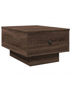 Tavolino da Salotto Rovere Marrone 60x45x31cm Legno Multistrato