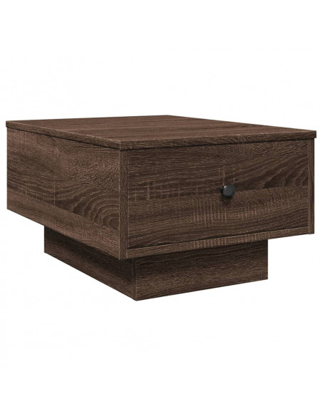 Tavolino da Salotto Rovere Marrone 60x45x31cm Legno Multistrato