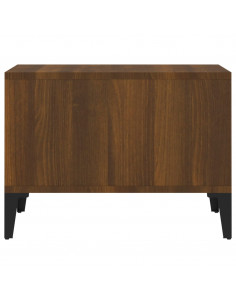 Tavolino da Salotto Rovere Marrone 60x50x36,5 cm in Multistrato