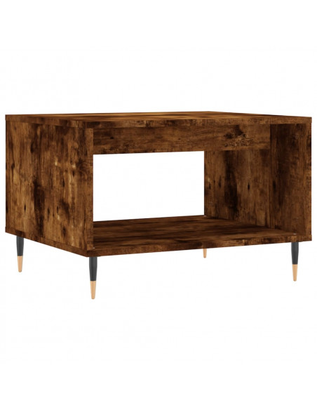 Tavolino da Salotto Rovere Marrone 60x50x40cm Legno Multistrato