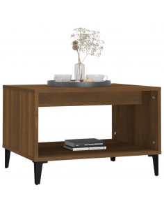 Tavolino da Salotto Rovere Marrone 60x50x40cm Legno Multistrato