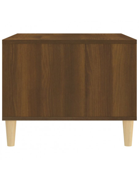 Tavolino da Salotto Rovere Marrone 60x50x40cm Legno Multistrato