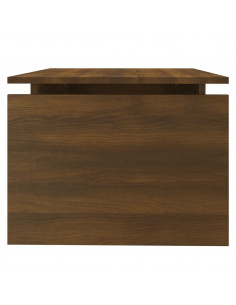 Tavolino da Salotto Rovere Marrone 68x50x38 cm in Multistrato